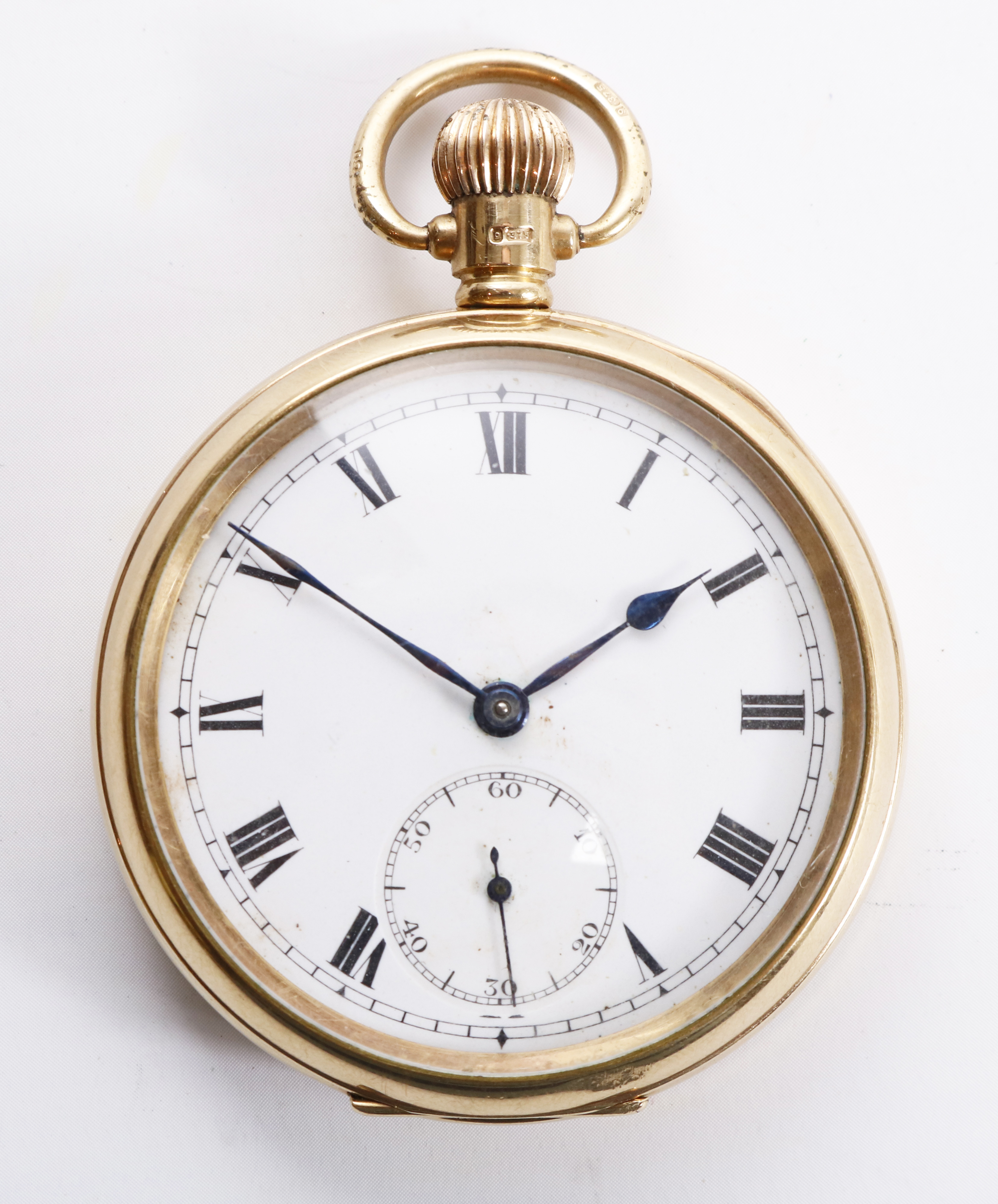 Early 20th century pocket watch, Dennison case hallmarked 9ct ...