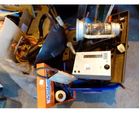 Large quantity of mixed vintage tools including Welding equipment and a gas bottle 