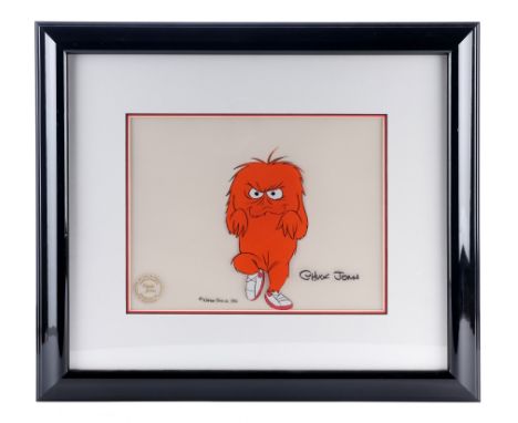 DUCK DODGERS AND THE RETURN OF THE 24 1/2TH CENTURY (1980) - Framed Chuck Jones-Signed Hand-Painted Gossamer Production Anima