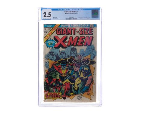 MARVEL COMICS - Giant Size X-Men No. 1 CGC 2.5Giant Size X-Men no. 1 CGC 2.5 published by Marvel Comics in the summer of 1975