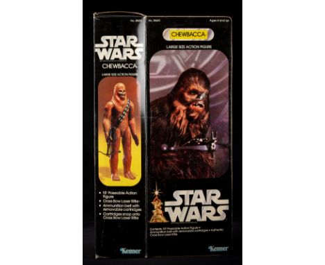 STAR WARS TOYS - Chewbacca Large Size Action FigureA Chewbacca large size action figure from Kenner's Star Wars toy line. Rel