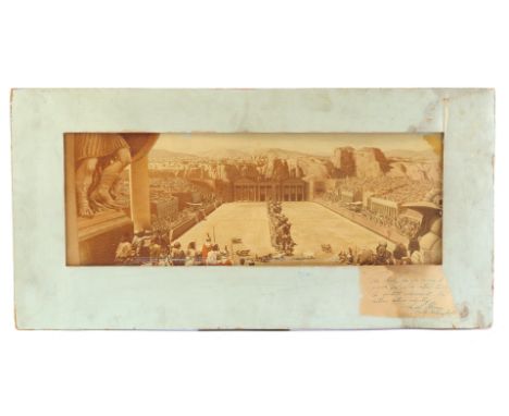 BEN-HUR - Hand-Painted Chariot Race Matte Concept ArtworkHand-painted chariot race concept artwork for a matte painting from 