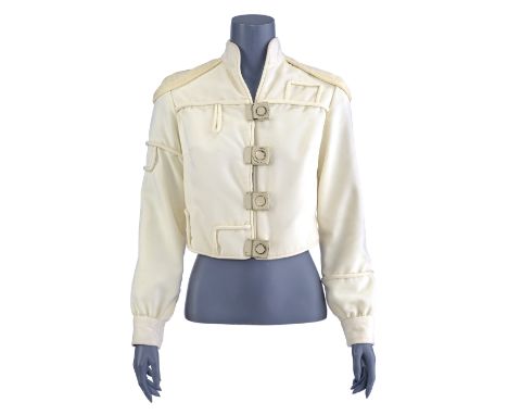 GALACTICA 1980 (1980) - White Warrior JacketA white warrior jacket from Glen A. Larson's sci-fi adventure spinoff Galactica 1