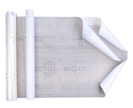 STAR WARS: THE PHANTOM MENACE - Set of 20 Production Blueprints20 blueprints from George Lucas' Star Wars: The Phantom Menace