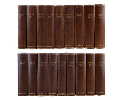 I LOVE LUCY - Bob Carroll, Jr. Collection: Staff Writer's Complete Series Set of 179 Bound ScriptsA complete series set of 17