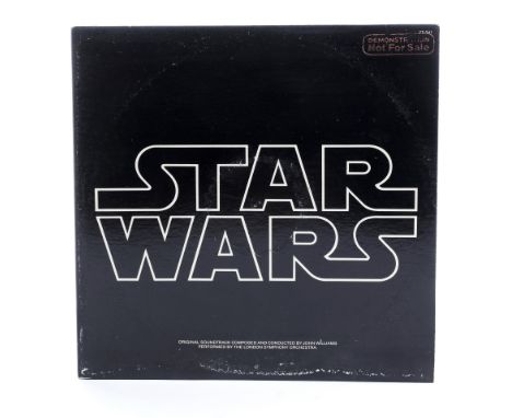 STAR WARS: A NEW HOPE (1977) - Promotional Copy of Dual-LP Soundtrack with Poster and Insert Hand-Signed by John WilliamsA pr