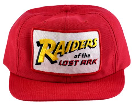 RAIDERS OF THE LOST ARK - Howard Kazanjian Collection: Red Crew HatA red crew hat from the production of Steven Spielberg's a