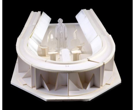 STAR WARS: THE PHANTOM MENACE - Queen Amidala's (Natalie Portman) Naboo Royal Starship Bridge Art Department ModelQueen Amida