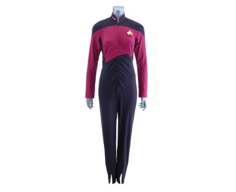 STAR TREK: THE NEXT GENERATION - Women's Starfleet Command CostumeA women's Starfleet command costume from the sci-fi series 