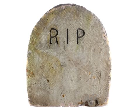 ADDAMS FAMILY VALUES - Pair of TombstonesA pair of tombstones from Barry Sonnenfeld's gothic comedy sequel Addams Family Valu