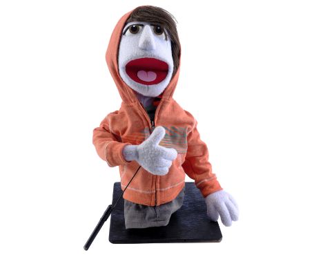 GLEE - Ryder Lynn (Blake Jenner) PuppetA Ryder Lynn (Blake Jenner) puppet from Ryan Murphy's musical comedy series Glee. In t