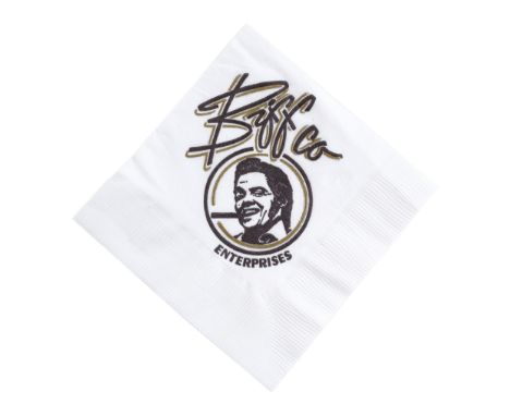 BACK TO THE FUTURE PART II - Biffco Enterprises Cocktail NapkinA Biffco Enterprises cocktail napkin from Robert Zemeckis' sci