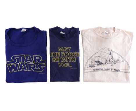 STAR WARS: A NEW HOPE (1977)/STAR WARS: THE EMPIRE STRIKES BACK (1980) - Set of Three Crew T-ShirtsThree crew T-shirts from t