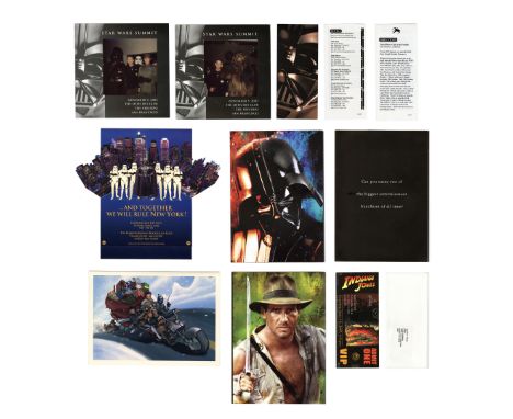 VARIOUS PRODUCTIONS - Lucas Licensing Cards and InvitesLicensing invitations and a holiday card from various events associate
