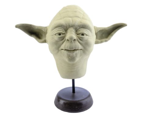STAR WARS: THE EMPIRE STRIKES BACK (1980) - Yoda Skin Display Derived from Original Puppet MoldsA Yoda skin display reverse-e