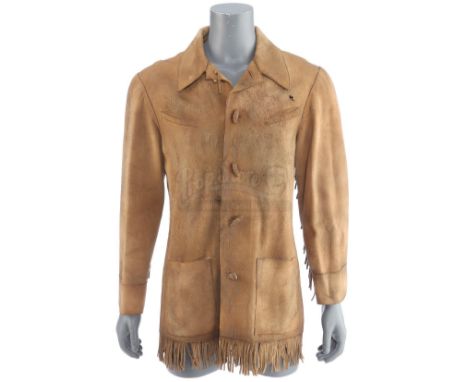 TRUE GRIT - LaBoeuf's Bloodied and Bullet-Riddled Leather CoatLaBoeuf's bloodied and bullet-riddled leather coat from Paramou