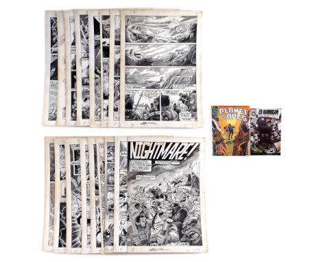 MARVEL COMICS - Planet of the Apes Magazine No. 5 P. 7-23 by Ed Hannigan and Jim Mooney with Signed IssuePlanet of the Apes M