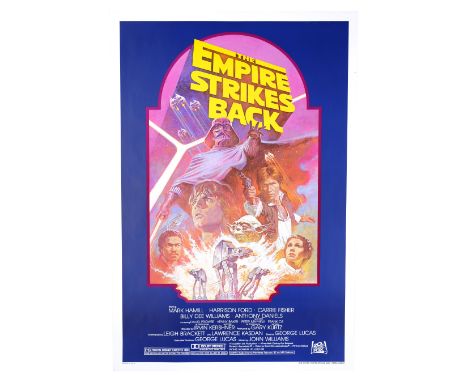 STAR WARS: THE EMPIRE STRIKES BACK (1980) - Howard Kazanjian Collection: 1982 US Re-Release One-SheetA one-sheet from the pro