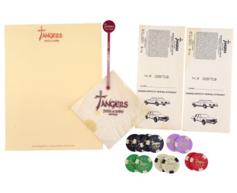 CASINO - Tangiers Chips and Casino AccessoriesTangiers chips and casino accessories from Martin Scorsese's mob drama Casino. 