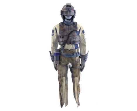 MASTERS OF THE UNIVERSE - Eternian Soldier CostumeAn Eternian soldier costume from Gary Goddard's fantasy adventure Masters o