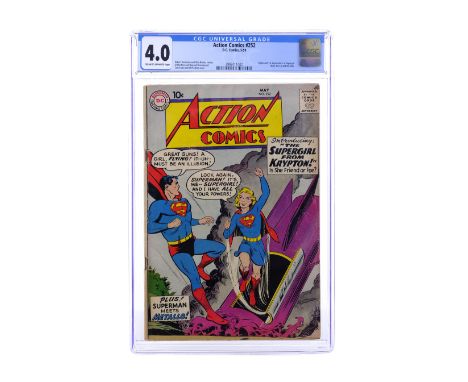 DC COMICS - Action Comics No. 252 CGC 4.0Action Comics no. 252 CGC 4.0 published by DC Comics in May 1959. The issue was writ