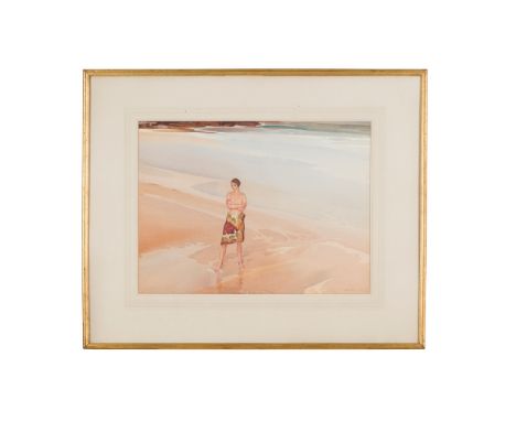 § SIR WILLIAM RUSSELL FLINT P.R.A., P.R.W.S., R.S.W., R.O.I., R.E. (SCOTTISH 1880-1969) MY MODEL Signed, signed and inscribed