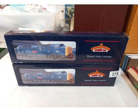 2 Bachmann Branchline class 55 Deltic 32-525A, 32-525