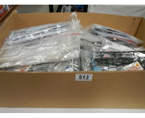 30 plastic aircraft model kits. No boxes or instructions, unchecked