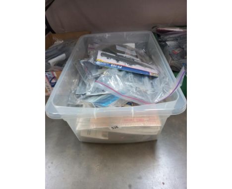 15 plastic ship model kits. No boxes or instructions and unchecked for completeness