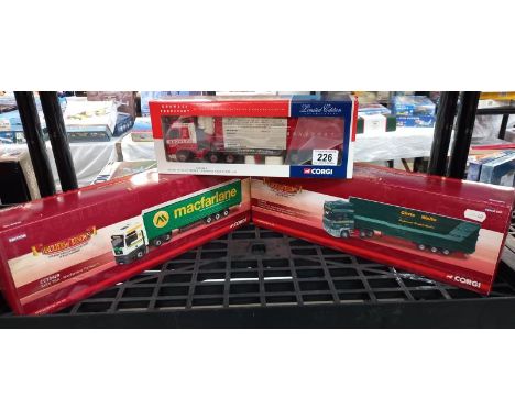 3 Corgi Classic CC13429, CC13715, CC12410 commercial vehicles
