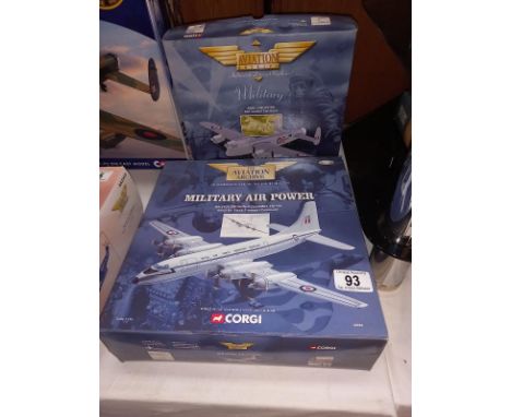 2 boxed Corgi aviation archives 48604 Bristol, 47302 Avro Lancaster