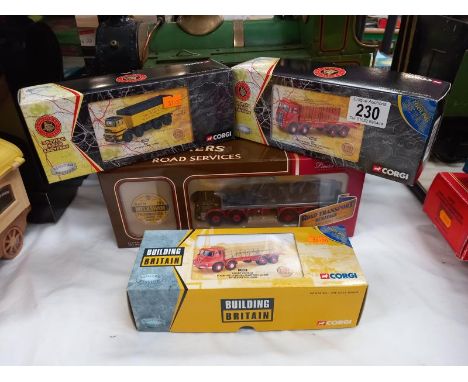 4 Corgi models 13905, 23901, 09803, CC11504