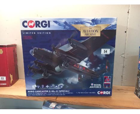 A Corgi limited edition Avro Lancaster B MK 111 special model AA32620