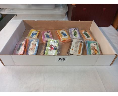 A set of 10 sealed Jet race bulletin veteran car model kits