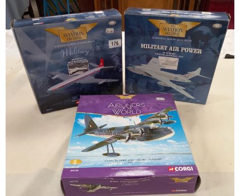 3 Corgi aviation AA31702, 48505, 48702