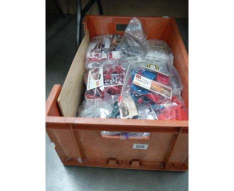 30 Plastic model car kits. No boxes or instructions and unchecked for completeness
