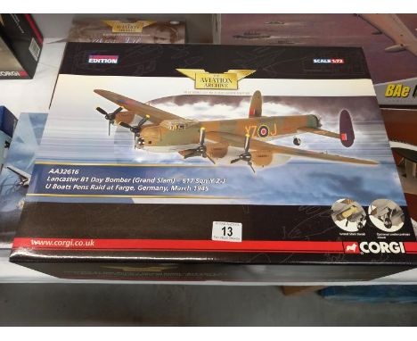 A boxed Corgi Lancaster B1 Day Bomber AA32616