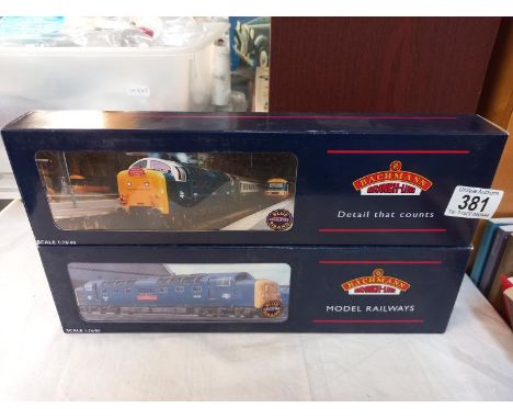 2 Bachmann Branchline class 55 Deltic 32-525Z, 32-527