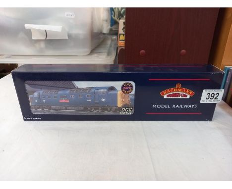 A Bachmann Branchline class 55 Deltic 55-022, Royal Scots grey no 398/504