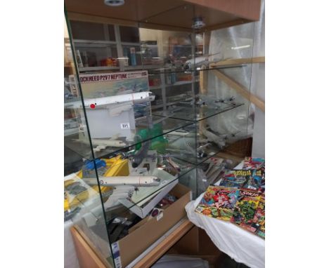 A selection assembled plastic model aircraft from kits.Collect Only