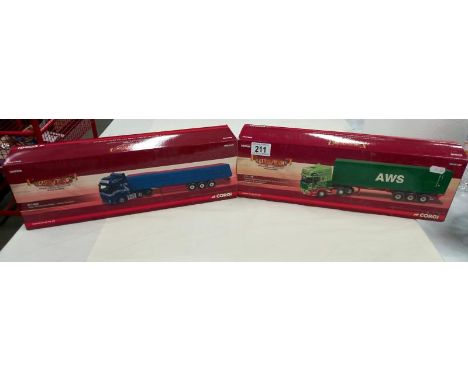 2 Corgi hauliers of renown CC14006 AWS, CC13718 Intake