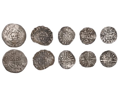 Edward I, Farthing, class 3de, Bristol, 0.33g/6h (S 1452); other Edward I Farthings (2), both London; together with Halfpence