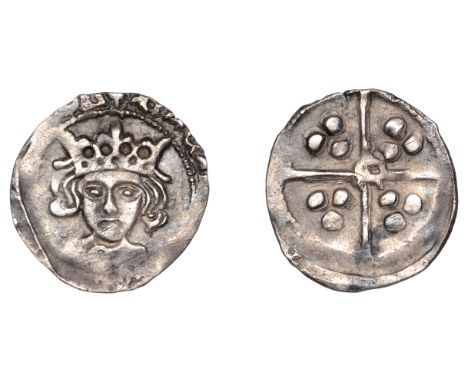 Richard III (1483-1485), Penny, Durham, mm. lis on obv. only, S on breast, reversed D in centre of rev., 0.71g/2h (Allen 190;
