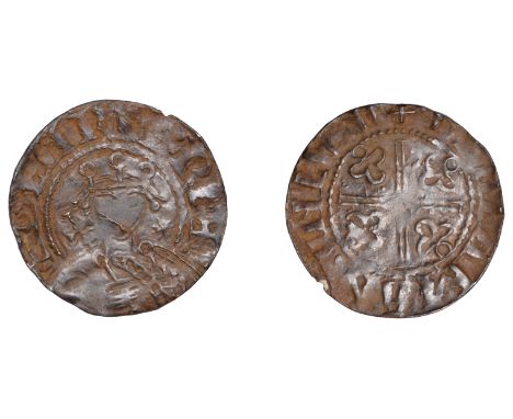 Henry I (1100-1135), Penny, Voided Cross and Fleurs type [BMC V], London, Blacaman, blacaman on lvn, 1.03g/4h (BMC –; Allen –