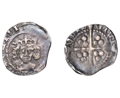 Edward IV (First reign, 1461-1470), Henry VI Leaf-Pellet issue/Edward IV Heavy coinage mule, Penny, Durham, Bp Booth, mm. cro