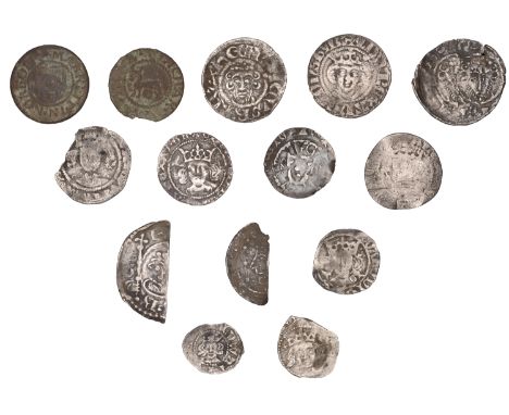 Henry II, Short Cross coinage, cut Halfpenny, class Ib, Winchester, uncertain moneyer, 0.64g/7h (S 1344); John, Penny, class 