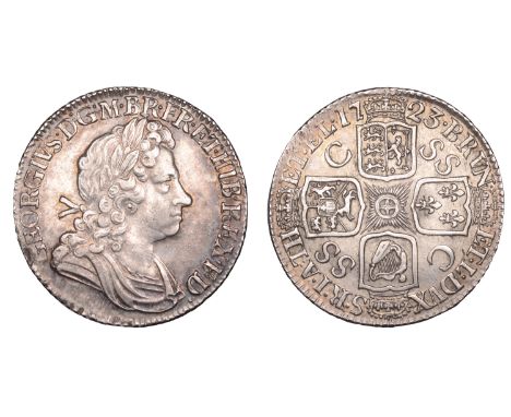 George I (1714-1727), Shilling, 1723 ss c, first bust (ESC 1586; S 3647). Good very fine £60-£80