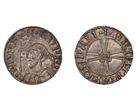 Edward the Confessor (1042-1066), Penny, Expanding Cross type, Heavy issue, Wallingford, Beorhtwine, brihtpine on pali, 1.60g