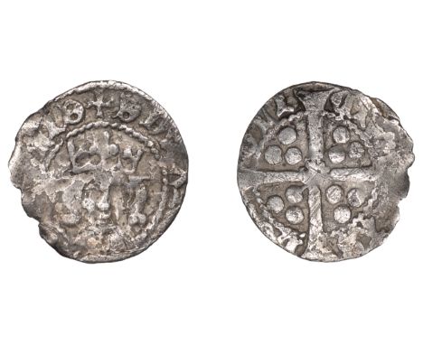 Edward IV (First reign, 1461-1470), Heavy coinage, Penny, Durham, King’s Receiver, mm. plain cross on obv. only, rose in cent