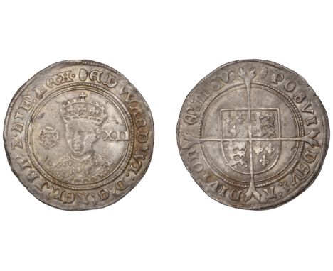 Edward VI (1547-1553), Third period, Fine issue, Shilling, mm. tun, 6.21g/3h (N 1937; S 2482). Good fine but weak on face and